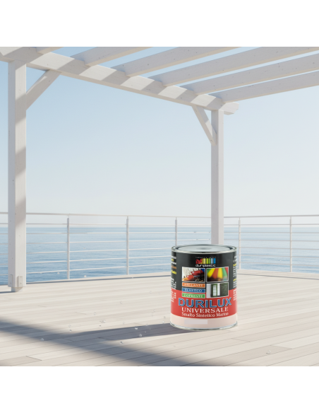 Smalto Sintetico Marino Lucido Per Legno E Ferro Bianco Perla 526 Ral 1013