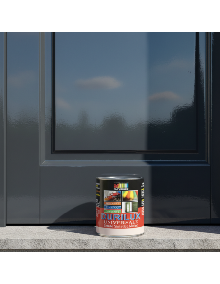 Smalto Sintetico Marino Lucido Per Legno E Ferro Antracite 530 Ral 7021