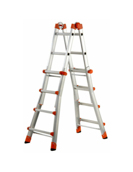 Scala Telescopica Professionale Media 5+5 Peppina GIERRE In Alluminio