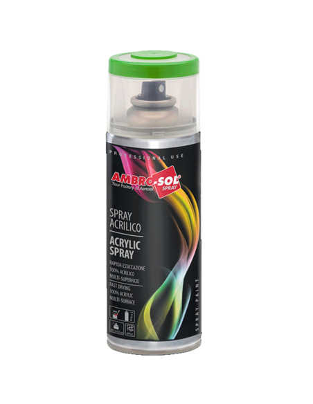 Smalto Acrilico Brillante Multiuso RAL 1014 Avorio 400 ml - AMBRO-SOL