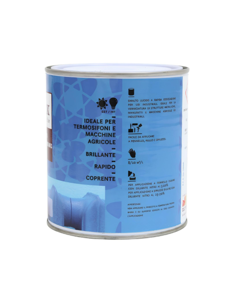 Durilux Smalto Sintetico Lucido Rapida Essiccazione Colore Bianco 500 Ral 9010