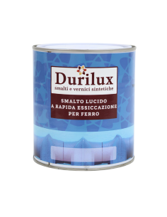 Durilux Smalto Sintetico Lucido A Rapida Essiccazione Colore Nero 525 Ral 9011 - DURIPLASTIC