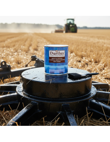 Durilux Smalto Sintetico Lucido A Rapida Essiccazione Colore Nero 525 Ral 9011