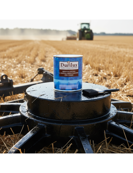 Durilux Smalto Sintetico Lucido A Rapida Essiccazione Colore Nero 525 Ral 9011