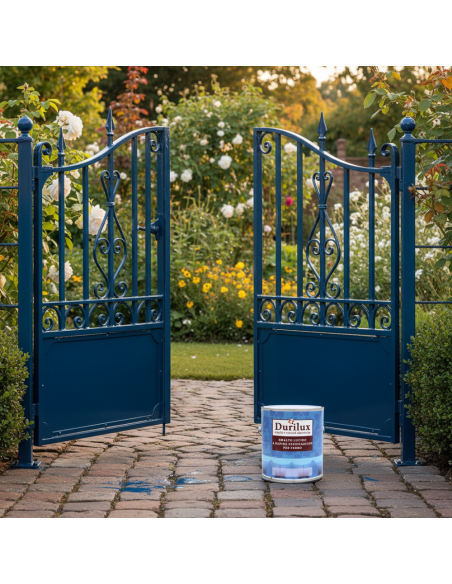 Durilux Smalto Sintetico Lucido A Rapida Essiccazione Colore Blu 537 Ral 5017 DURIPLASTIC - foto 5