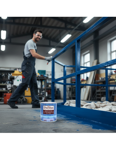 Durilux Smalto Sintetico Lucido A Rapida Essiccazione Colore Blu 537 Ral 5017