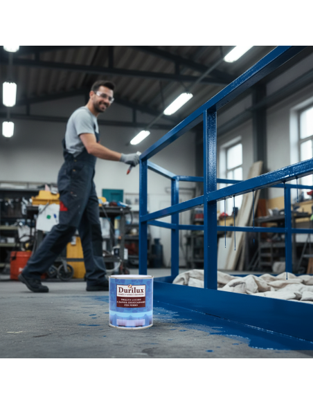 Durilux Smalto Sintetico Lucido A Rapida Essiccazione Colore Blu 537 Ral 5017