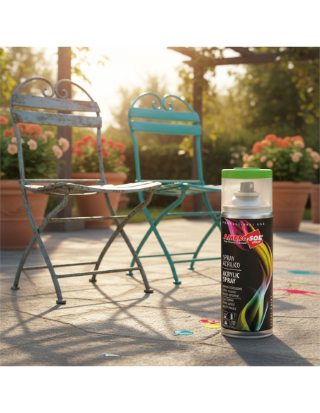 Smalto Acrilico Multiuso RAL 3002 Rosso Carminio Spray 400 ml