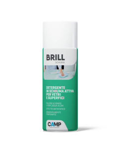 Brill Schiuma 400 ml Detergente Brillantante In Schiuma Per vetri E Superfici