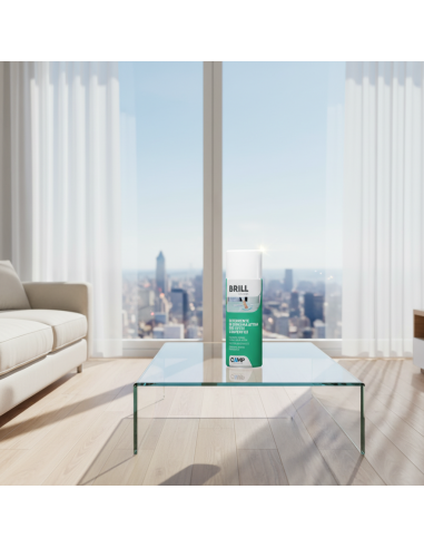 Brill Schiuma 400 ml Detergente Brillantante In Schiuma Per vetri E Superfici