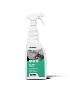 Inox Brill 750 ml Pulitore Lucidante E Protettivo Per Superfici In Acciaio 