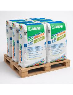 KIT Sacchi Intonaco Deumidificante A Base Calce Mape Antique NHL Eco Risana 20Kg