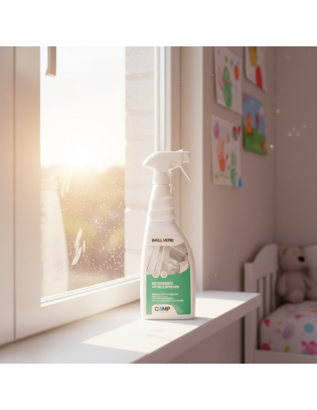 KIT 6 Brill Vetri Da 750 ml Detergente Brillantante Vetri 