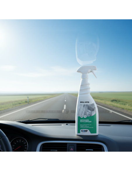 KIT 6 Brill Vetri Da 750 ml Detergente Brillantante Vetri 