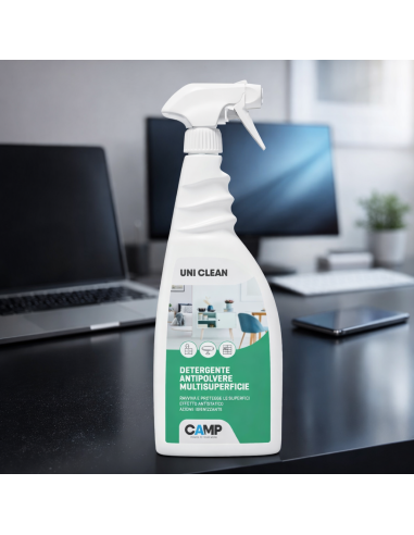 KIT 6 Uni Clean Da 750 ml Detergente Antipolvere Antistatico Multi Superficie