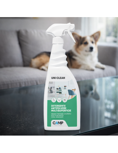 KIT 6 Uni Clean Da 750 ml Detergente Antipolvere Antistatico Multi Superficie