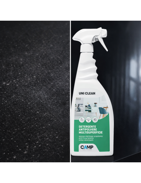 KIT 6 Uni Clean Da 750 ml Detergente Antipolvere Antistatico Multi Superficie