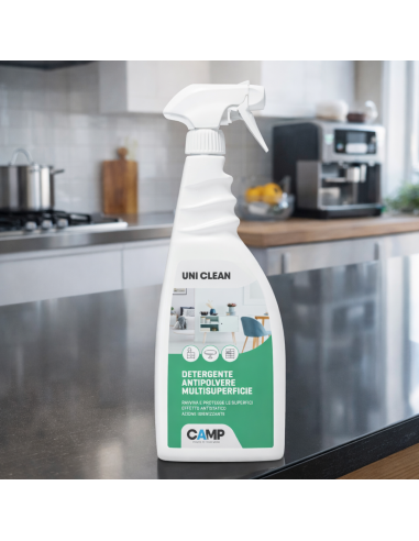 KIT 6 Uni Clean Da 750 ml Detergente Antipolvere Antistatico Multi Superficie