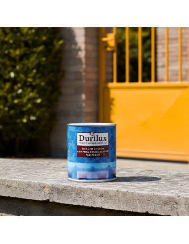 Durilux Smalto Sintetico Lucido A Rapida Essiccazione Colore Giallo 506 Ral 1003 DURIPLASTIC - foto 6