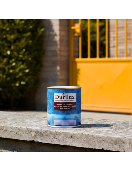 Durilux Smalto Sintetico Lucido A Rapida Essiccazione Colore Giallo 506 Ral 1003 DURIPLASTIC - foto 6