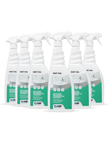 KIT 3 Easy Cal da 750 ml Spray Anticalcare Brillantante Antigoccia 