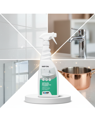 KIT 3 Easy Cal da 750 ml Spray Anticalcare Brillantante Antigoccia 
