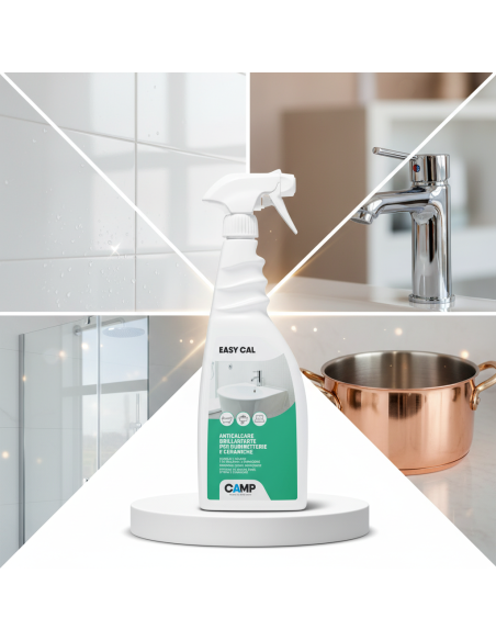 KIT 3 Easy Cal da 750 ml Spray Anticalcare Brillantante Antigoccia 