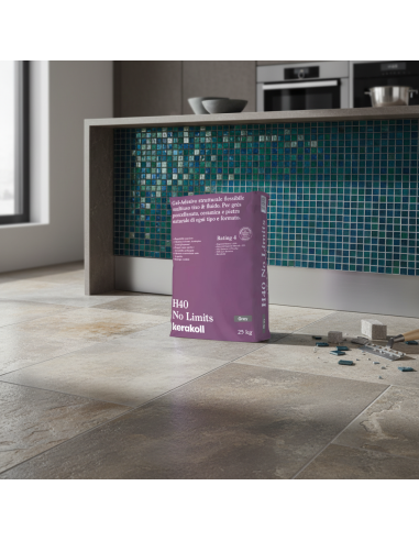 Gel Adesivo Strutturale H40 No Limits Grigio 25 Kg Incollaggio Kerakoll