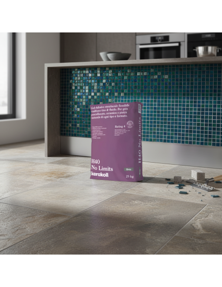 Gel Adesivo Strutturale H40 No Limits Grigio 25 Kg Incollaggio Kerakoll
