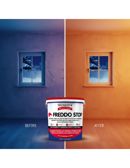 FREDDO STOP Rivestimento Termico Contro Il Freddo Barriera Per Pareti E Soffitti 