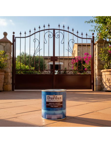 Durilux Smalto Sintetico Lucido A Rapida Essiccazione Colore Pompei 515 Ral 3009