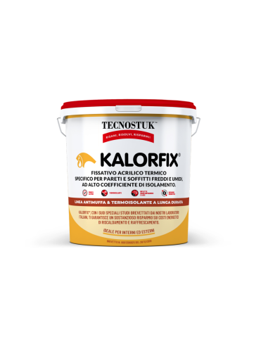KALORFIX Fissativo Termico Specifico Per Pareti E Soffitti Freddi E Umidi