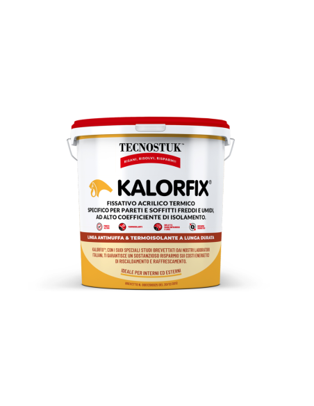 KALORFIX Fissativo Termico Specifico Per Pareti E Soffitti Freddi E Umidi