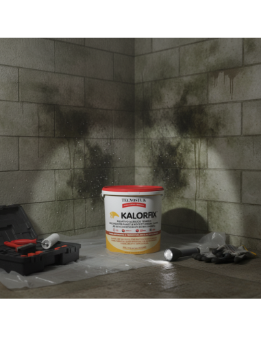 KALORFIX Fissativo Termico Specifico Per Pareti E Soffitti Freddi E Umidi