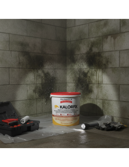KALORFIX Fissativo Termico Specifico Per Pareti E Soffitti Freddi E Umidi