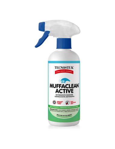 MUFFACLEAN ACTIVE Detergente Igienizzante Antimuffa Inodore Per Pareti E Soffitti