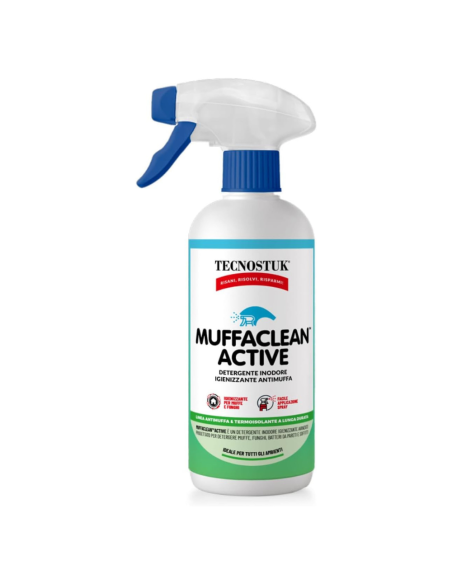 MUFFACLEAN ACTIVE Detergente Igienizzante Antimuffa Inodore Per Pareti E Soffitti