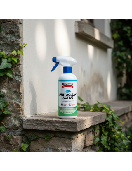 MUFFACLEAN ACTIVE Detergente Igienizzante Antimuffa Inodore Per Pareti E Soffitti