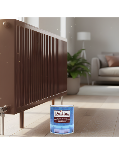 Durilux Smalto Sintetico Lucido A Rapida Essiccazione Colore Marrone 536 Ral 8017 DURIPLASTIC - foto 6