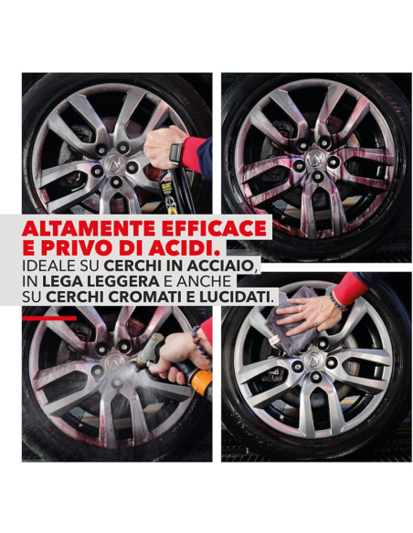 Fallout Iron Remover 1000 ml Decontaminante Ferroso Per Cerchi E Carrozzeria