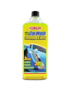 Car Wash Shampoo e Cera 1000 ml Per Lavaggio E Lucidatura Carrozzeria 