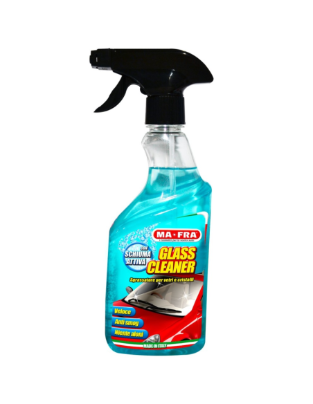 Glass Cleaner 500 ml Sgrassatore per Vetri e Cristalli Auto  