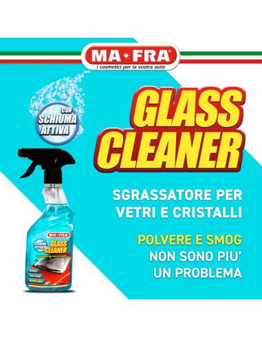 Glass Cleaner 500 ml Sgrassatore per Vetri e Cristalli Auto  