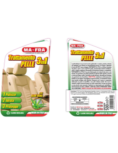 Trattamento 3 In 1 Pelle Per Auto Pulizia Idratazione Protezione 500 ml 2