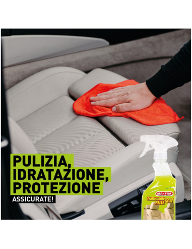 Trattamento 3 In 1 Pelle Per Auto Pulizia Idratazione Protezione 500 ml