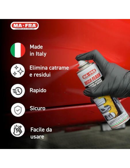 Deca Flash Rimuovi Catrame Adesivi Per Carrozzeria 250 Ml