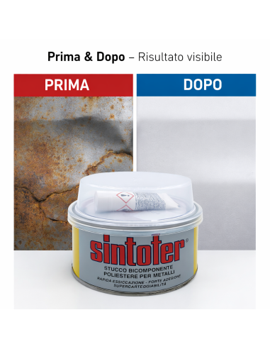 Mastice Stucco Per Metallo E Carrozzeria SINTOFER Da 175 ml