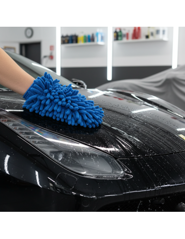 Guanto In Microfibra Per Lavaggio Auto Double Face 30x20 cm