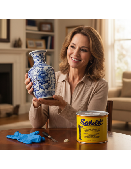 Mastice Stucco Bianco Per Marmo E Ceramica 175 Ml