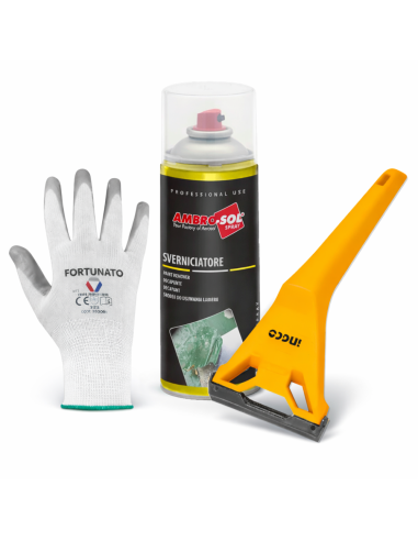 Kit Completo Per Rimozione Vernice E Incrostazioni Superfici - FORTUNATO